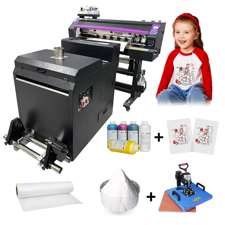 60cm DTF Printer Powder Shaking Machine DTF All in one Printer Pet film transfer machine