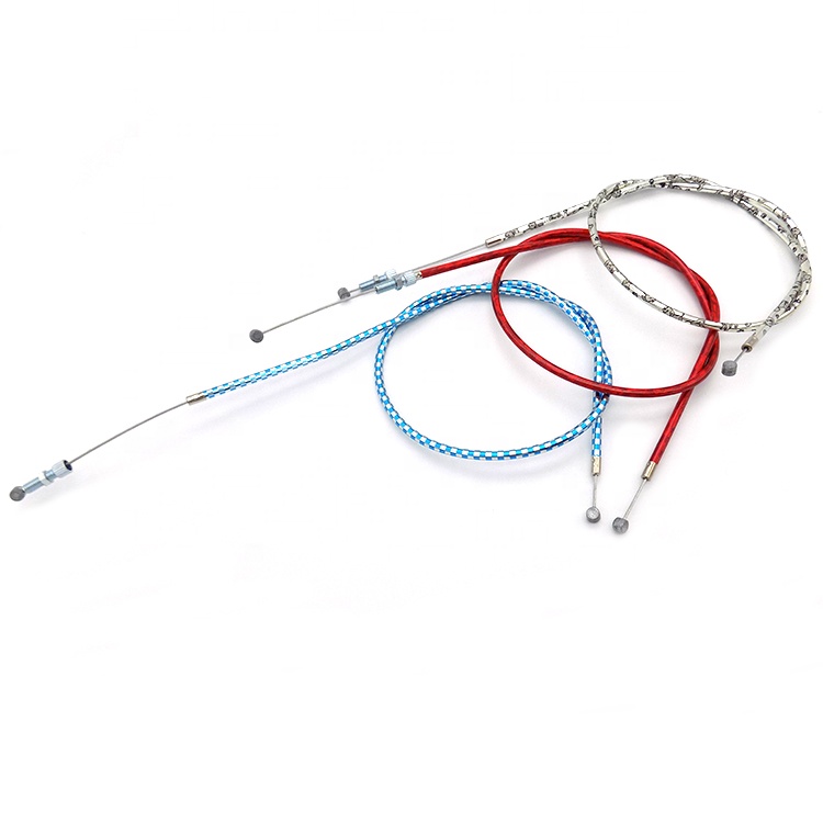 Colorful High flexible motor control servo wiring harness brake cable for mountain bike with Galvanized terminal