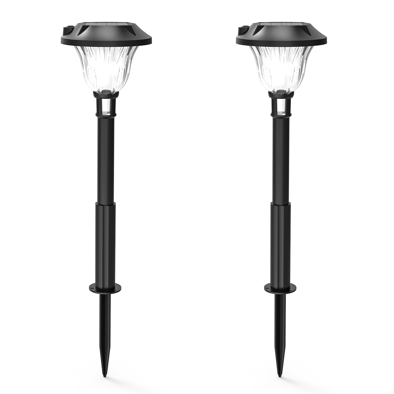 Solar garden light | LED landscape courtyard IP65 waterproof SMD5050D lamp beads | 3000K aisle lawn light