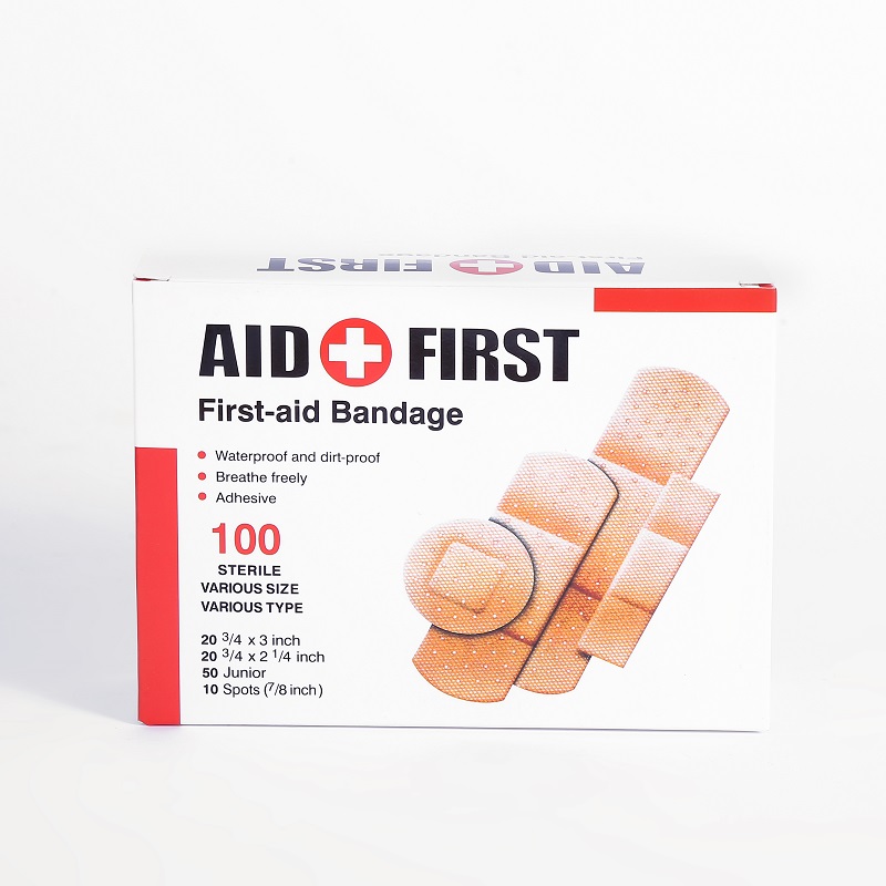 Medical Custom Breathable First Aid Minor Wound Plaster Good Price Hypoallergenic Adhesive Bandage Strips Band-aid