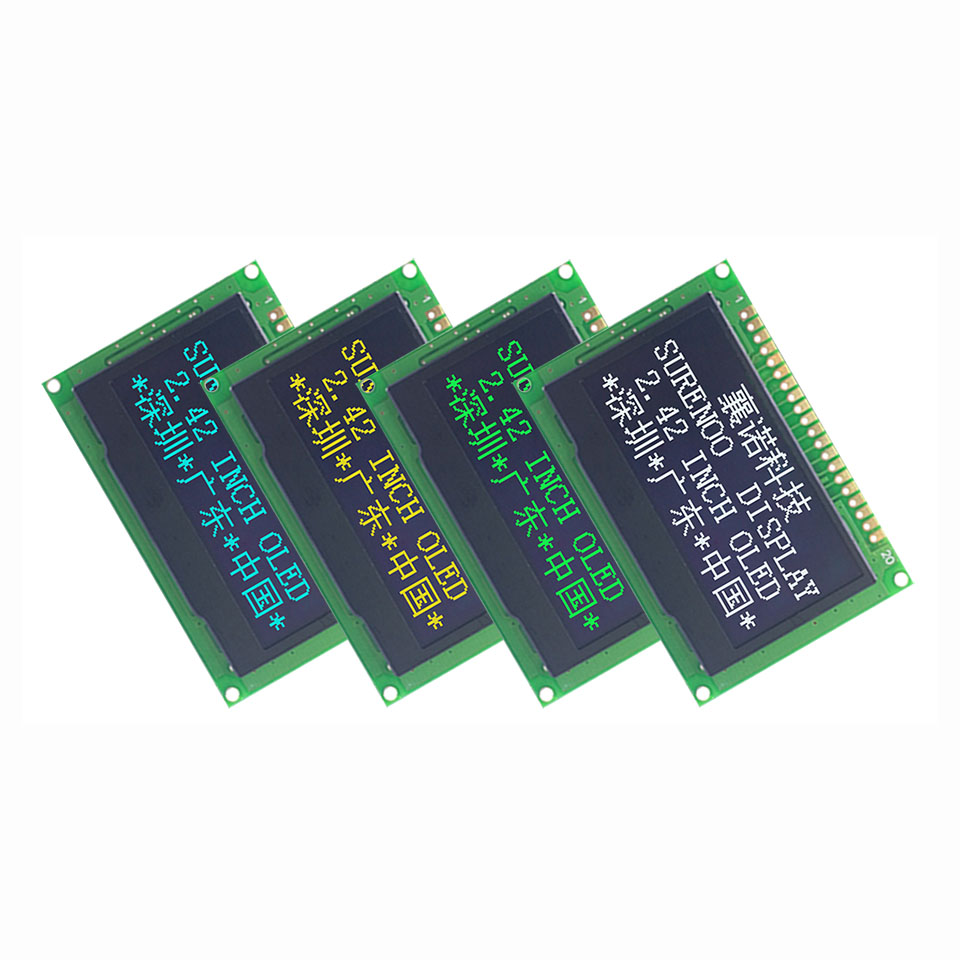 Реальный OLED дисплей, 2,42 "12864 128*64 70.5X49.6 SSD1309 параллельно последовательные SPI, I2C межсоединений интегральных схем Графический ЖК-модуль дисплей LCM экран сенсорная панель