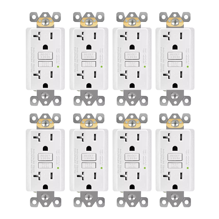 GT20 китайский профессиональный производитель мощности защищенный 20 Amp Gfci розетка Levinton Toma Corriente 220v GFCI розетка