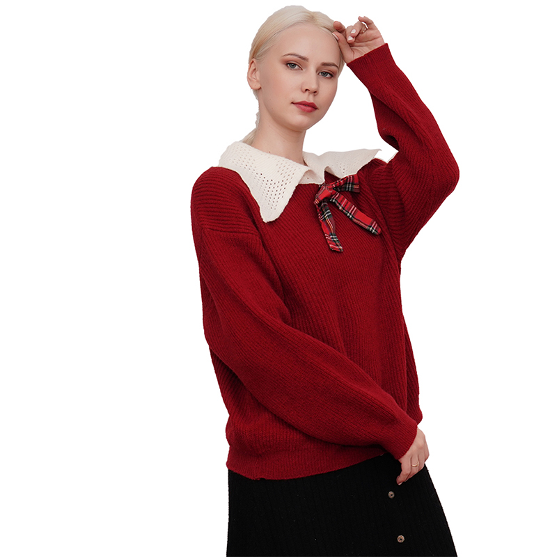 Amazon hot sell cos sweater wrinkle unisex anorak onesize winter pullover plus size women's sweaters