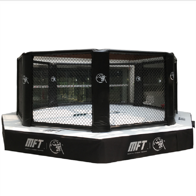 Боксерское кольцо с индивидуальным логотипом Octagon mma cage для тренировочных соревнований