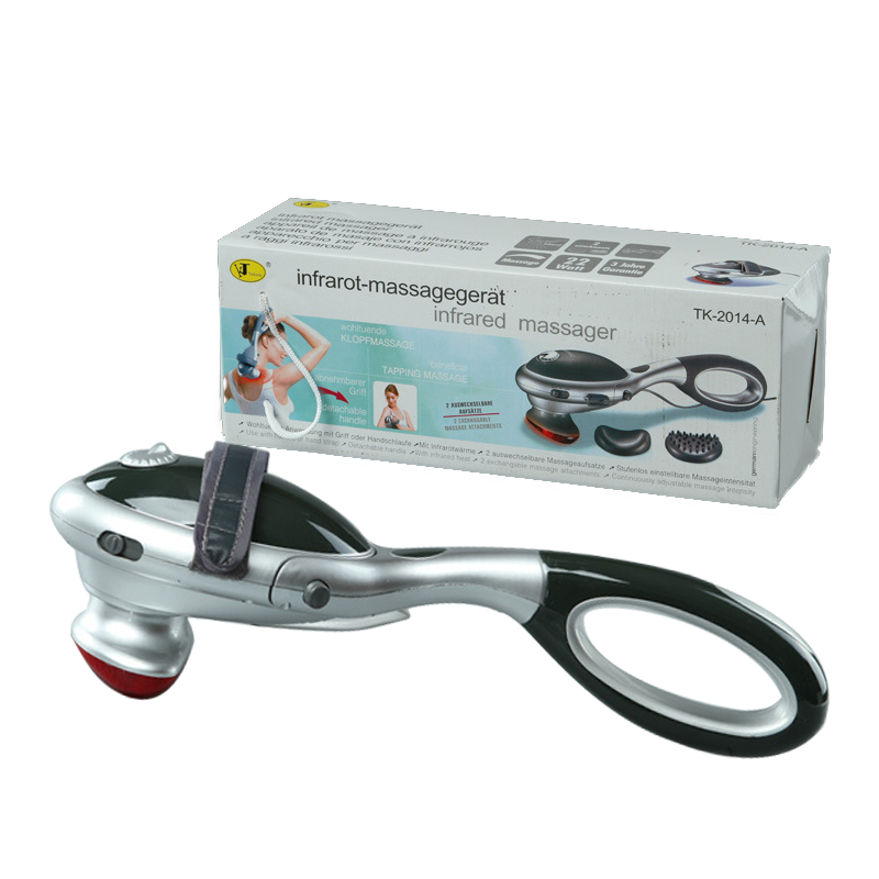 Rechargeable cordless handheld infrared percussion body massager vibrator massage hammer handheld