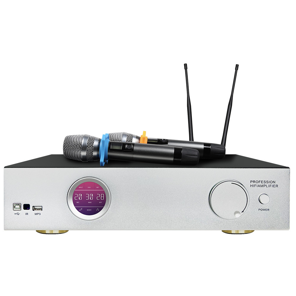 Professional Home Karaoke Power Amplifier with Touch Screen Professional Audio Video Lighting Product