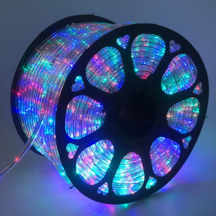 LED Rope Light 2-Wire Low Voltage Waterproof Rope Lights Outdoor Indoor Background Lighting for Trees