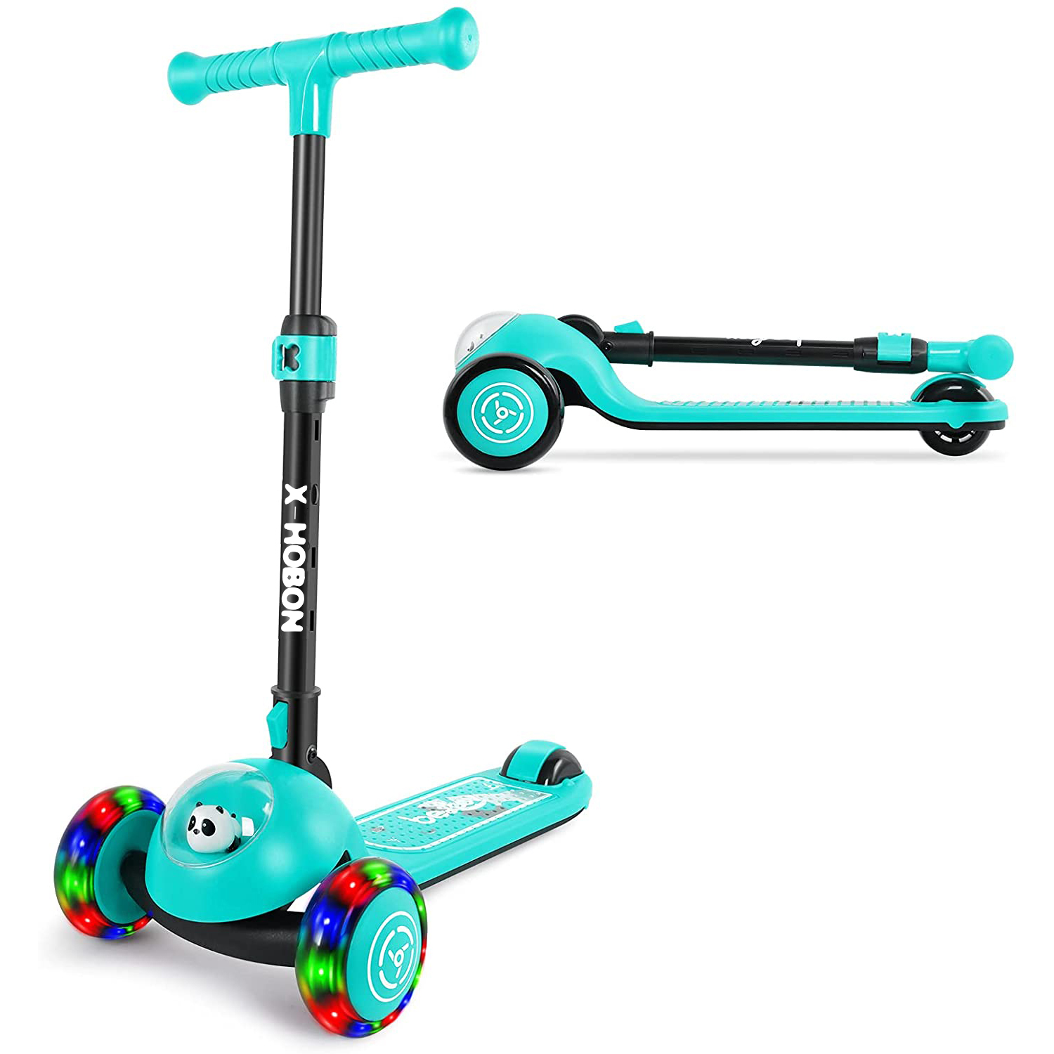 China Factory Cheap Wholesale Children foldable 2 in 1 three led wheels kick foot Scooter