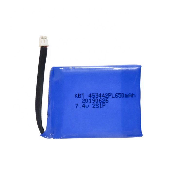 KBT 7,4 v 453442 2S1P 650mAh полимерный литий-ионный аккумулятор