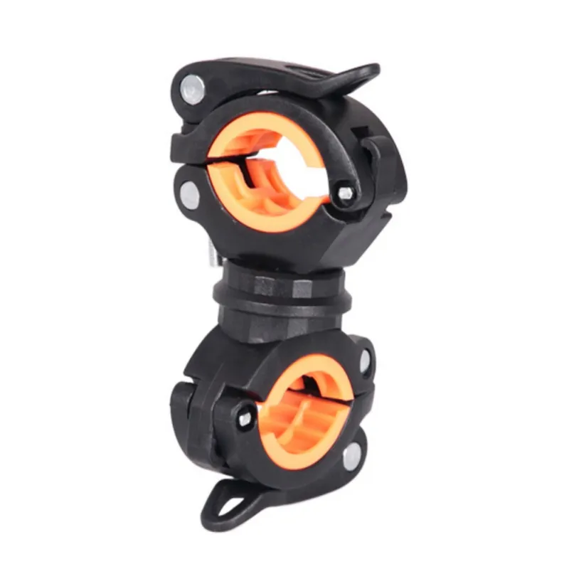 Bicycle Flashlights Clip Stand Handlebar Torch Holder Mount,360 Degree Rotation Cycling Accessories For MTB Road Bike