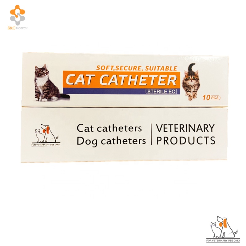 Good quality catheters vets medical Cat dog obstruction Urinary catheter with stylets OEM manufacturing AT
