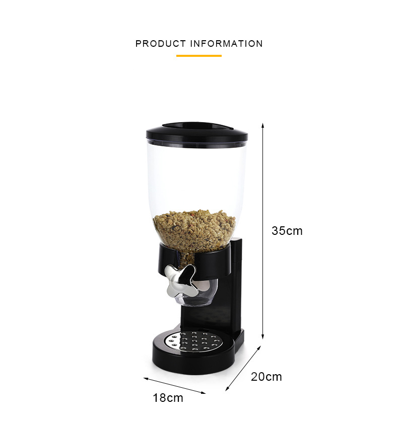 3.5liter Dry Food Storage Container Organizer Large Capacity rice Dispenser