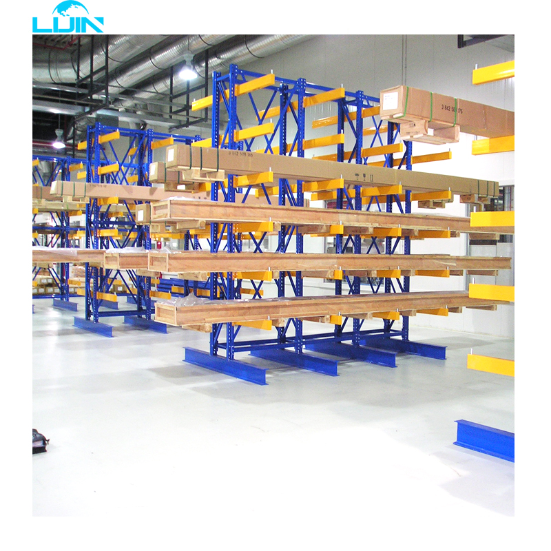 LIJIN High quality commercial large galvanized mobile cantilever rack