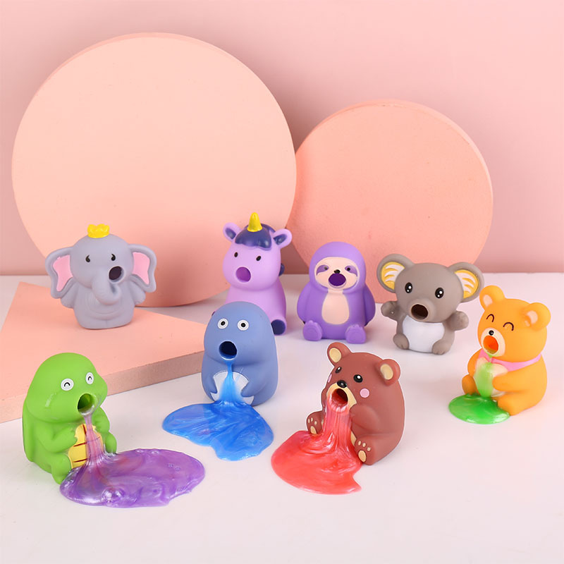 Симпатичная игрушка для снятия стресса и рвоты, игрушка для снятия стресса, игрушка в форме животного, игрушки для рвоты
