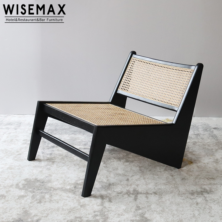 Современная мебель WISEMAX для гостиной pierre jeanneret le corbusier, кресло из ротанга, кресло-кенгуру из массива дерева, кресло для отдыха