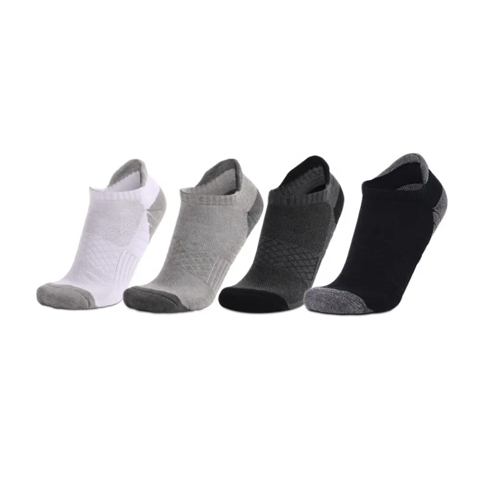 JL-10271 готово к отправке спортивный дизайн подходит для нескользящих носочков оптовая торговля дешевые хлопковые мужские носки впитывающие низкие носки до лодыжки