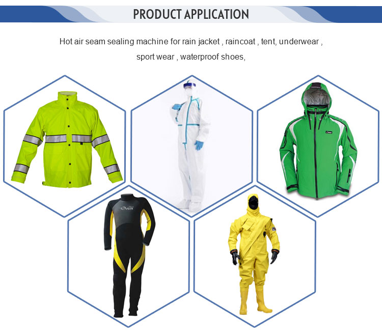 Good quality hot air seam sealing machine for garment factory/Rain coat/Tent in China