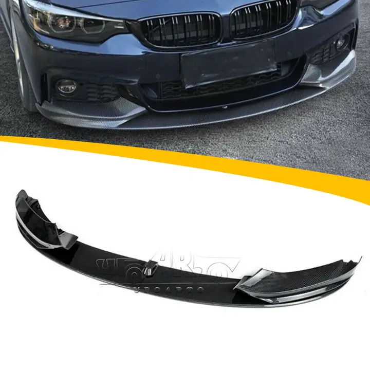 Haosheng Produce ABS Plastic Carbon Fiber Front Lip Splitter For BMW 4 Series F32 2013 2014 2015 2016 2017 2018 2019 2020