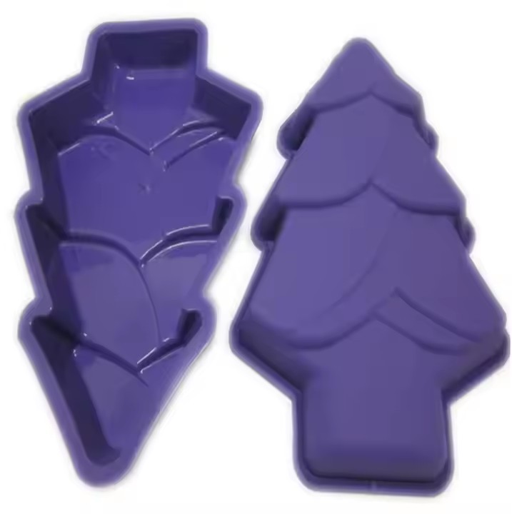Top Quality Christmas Tree Silicone Mini Cute Cake Mold for Christmas Cake Decoration