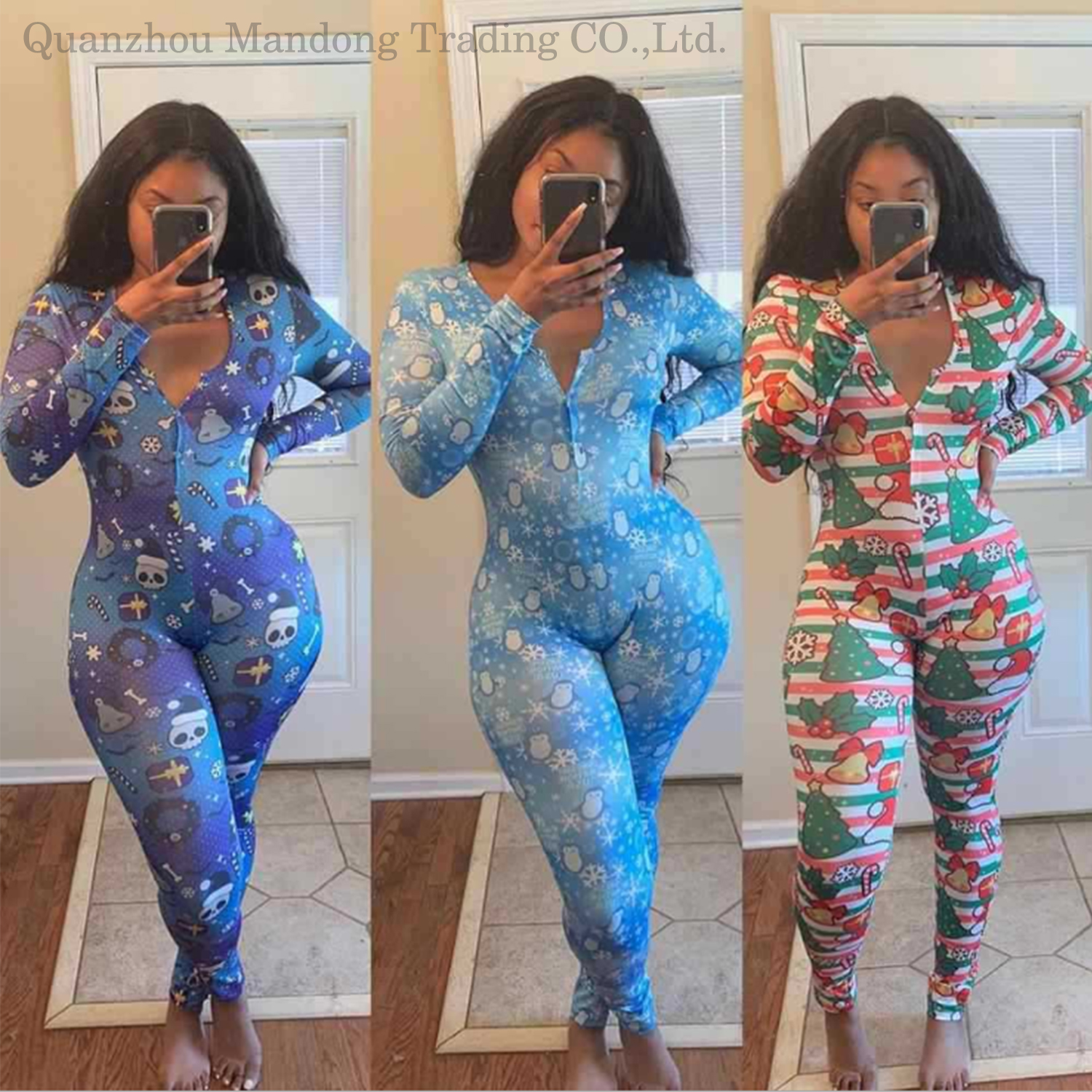 Дизайнерская Пижама onsie для взрослых, сексуальная Рождественская пижама с длинными рукавами, женская пижама desighner, одежда для сна, пижама для женщин