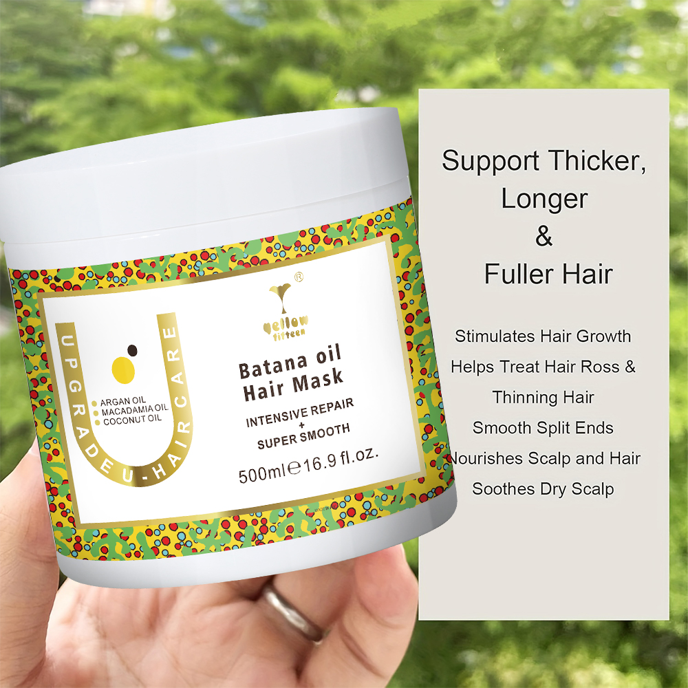 manufacturer price Customized Ginger Vitamin E growth Hair Mask Anti-Hair Loss Collagen & Protein Batana Oil for Hair Growth