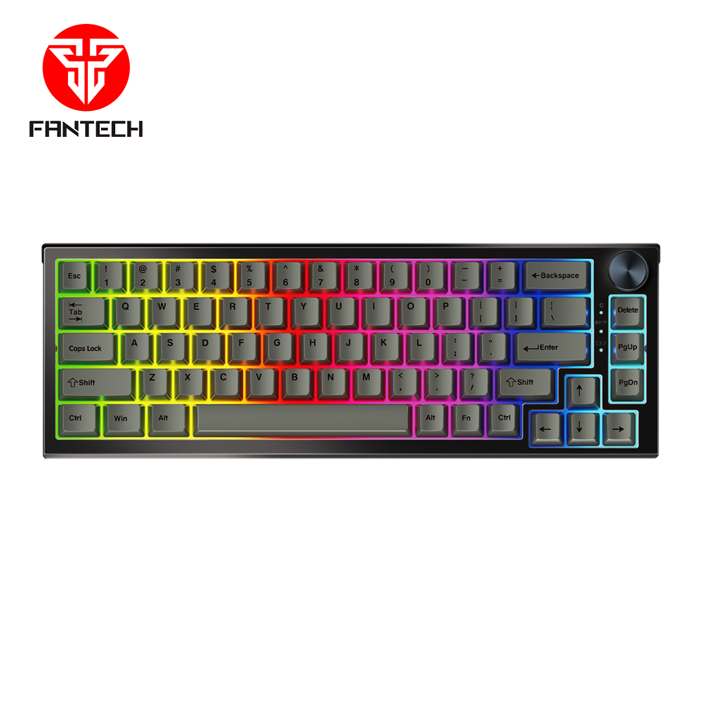 Готовая к отправке механическая клавиатура FANTECH MK858 DIY RGB Hot-Swaple MAXPFIT61 Dual Mode Gaming Keyboard