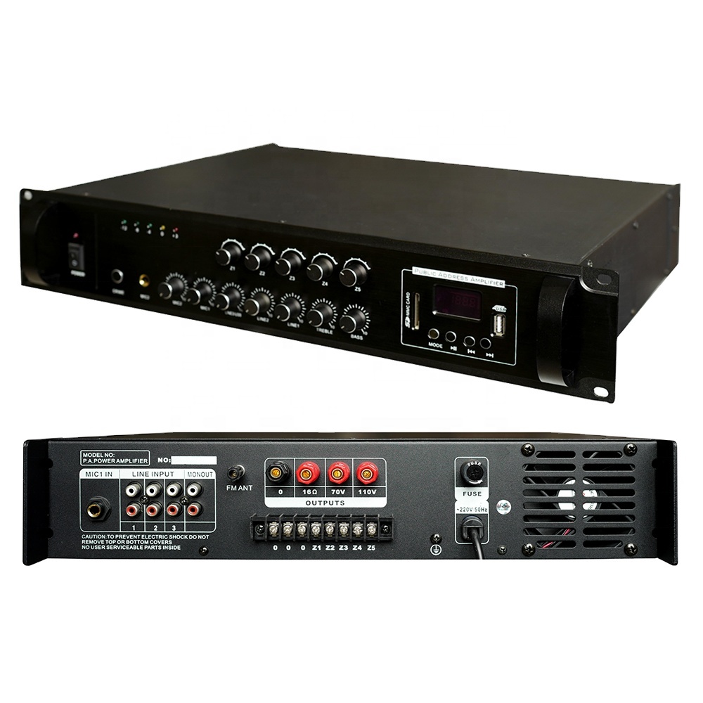 MP-VCM500 500 Вт усилитель ПА для общественного адреса