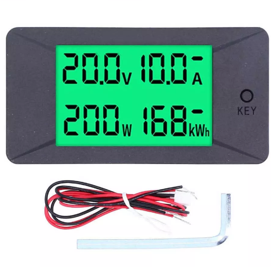PZEM-025 DC300V 200A 90000W LCD цифровой вольтметр Амперметр ваттметр напряжение переменного тока измеритель мощности energe метр D69-3065