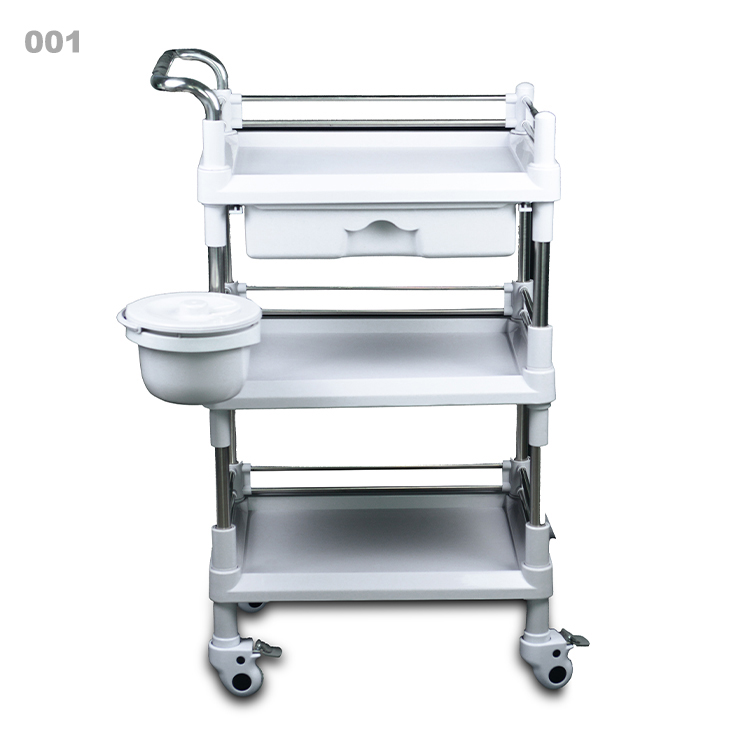 New Trending Hospital Portable Meidical Machine Stand trolley with 4 Universal wheel for Patient Care Equipment