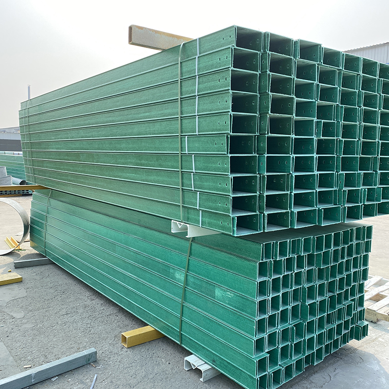 Стекловолоконный GRP FRP кабельный лоток trunking