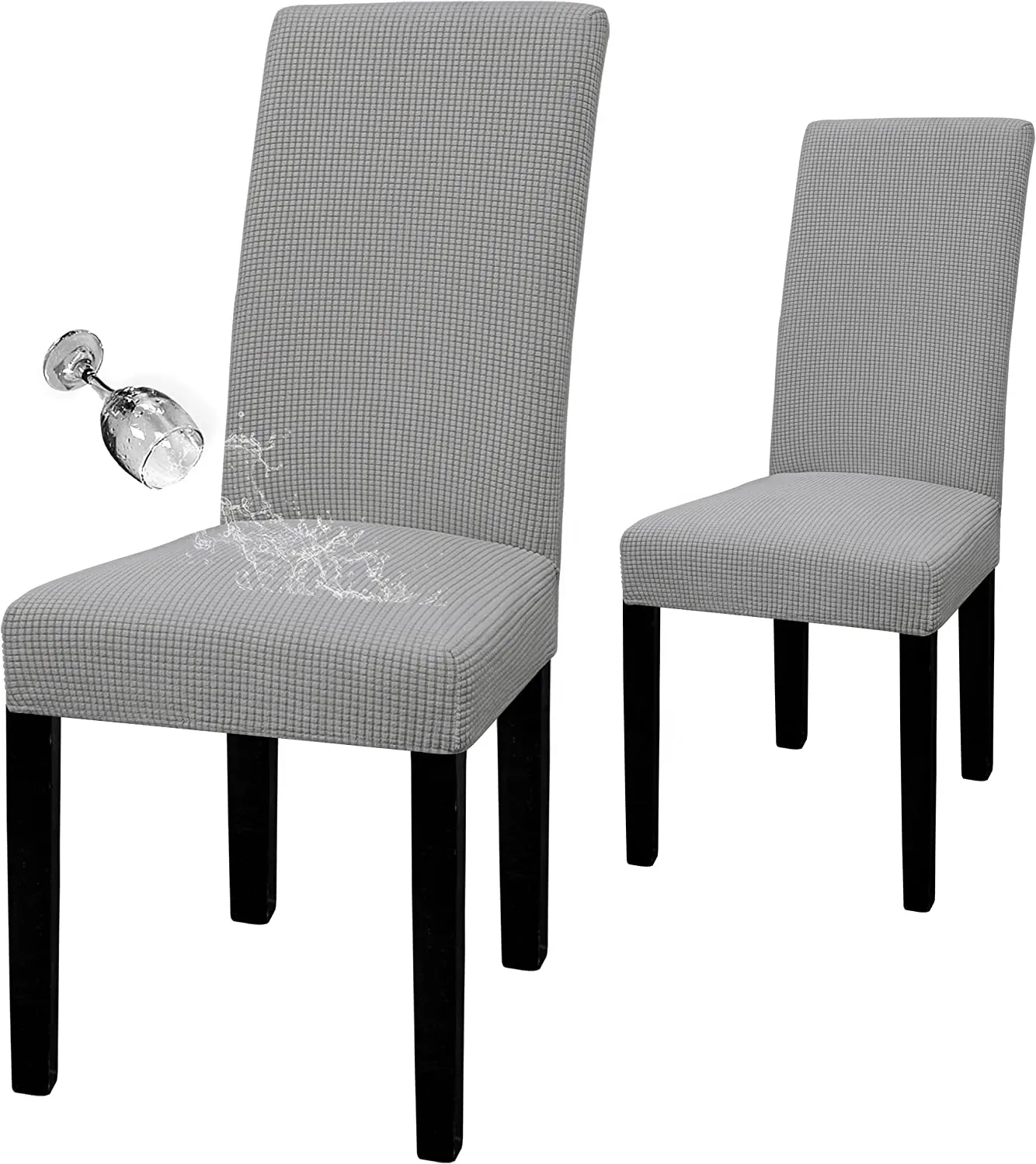 european wholesale spandex jacquard dining room velvet cheap sofas plain color waterproof chair cover