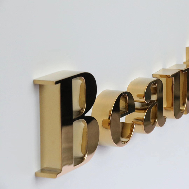 Hotel Doorplate Door Number Black Gold Room Plate Color Coffe name board 3d metal mirror house numbers