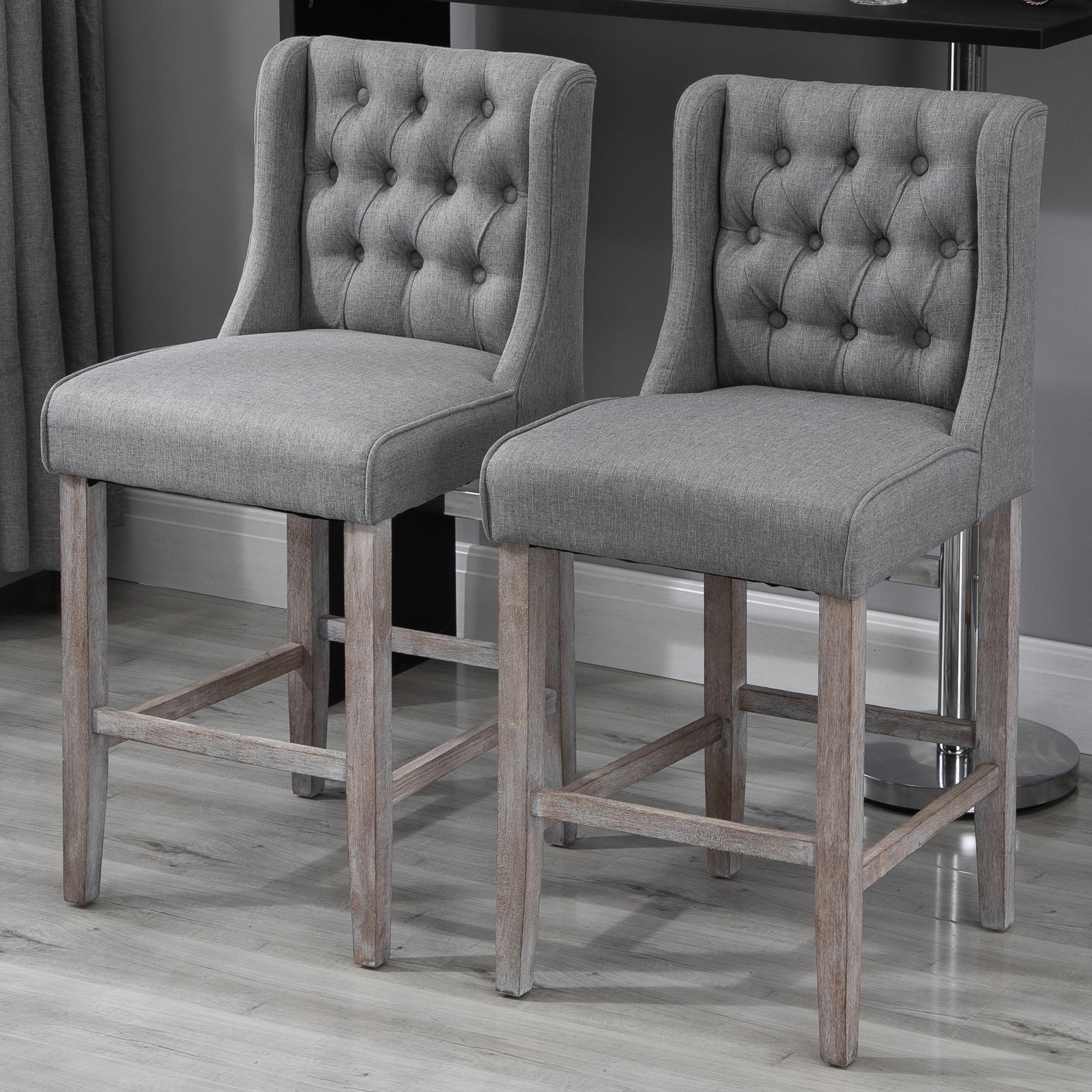Modern Luxury bar stool kitchen bar stools and restaurant dining chair sets 2 pieces