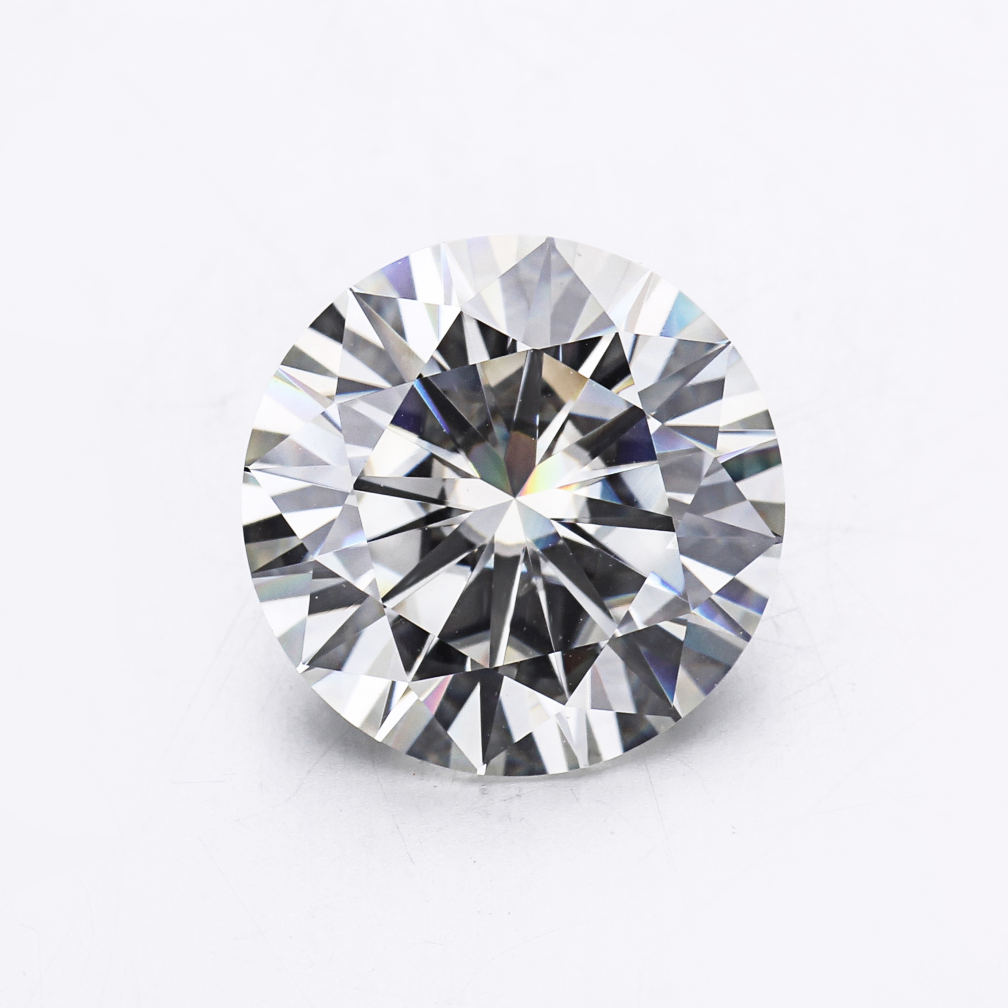 Круглый Муассанит белого цвета starsgem 2ct GH, 8 мм, для оптовой продажи, изящное Золотое кольцо, Муассанит, 10 к золотые мужские кольца