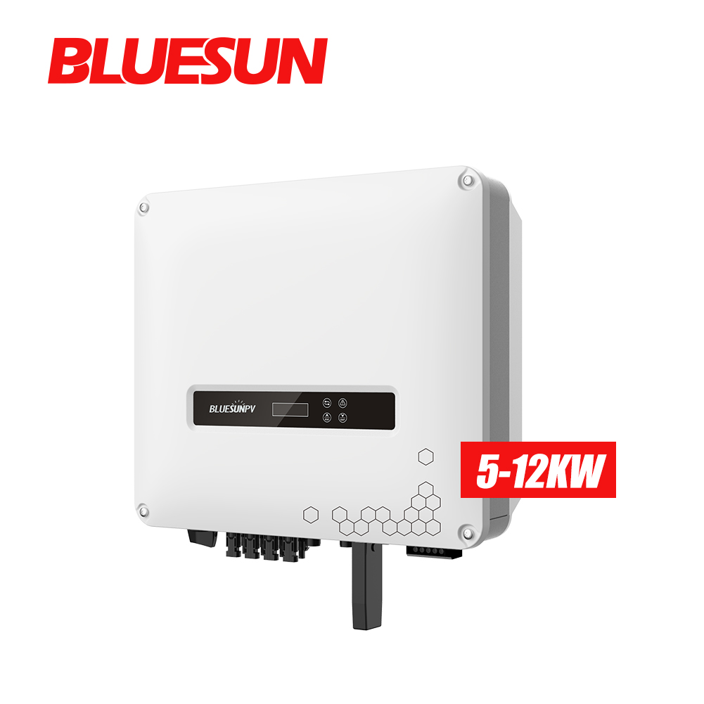 Bluesun трехфазный 4 кВт 5 кВт сетевой инвертор солнечный 10 кВт 10 ква mppt солнечный инвертор Цена панели солнечных батарей инверторы
