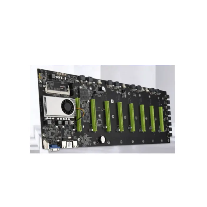 Brand New Motherboard 8x GPU BT-D37 Riserless Motherboard Set 8 Slot DDR3 Memory