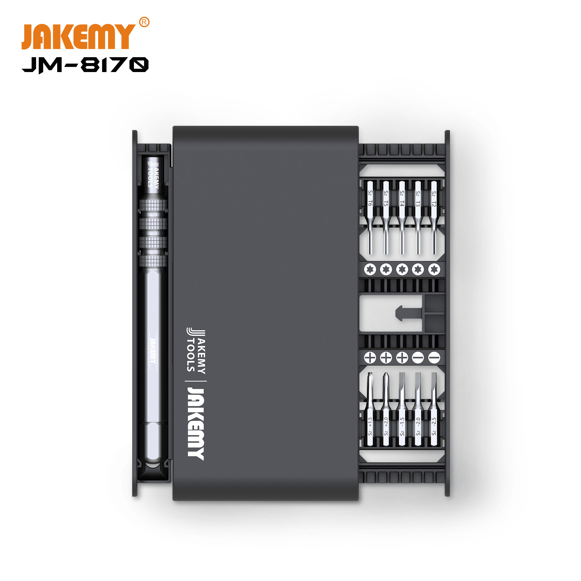 Новый продукт JM-8170 портативный DIY Электронные монтажные Волшебная отвертка Набор инструментов для инструментов с сменные насадки для отвертки для домашнего ремонта
