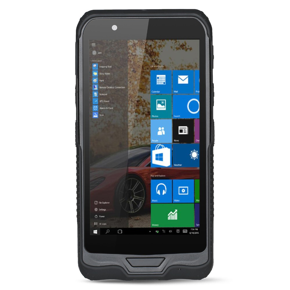 Дешевые 4G + 64G 6 дюймов мобильный телефон pda Win10 Ручной терминал данных компьютер windows можно крепить любые приспособления: pda