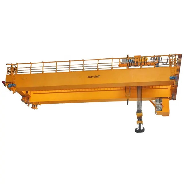 Top quality hot sale heavy duty QD model remote control double girder overhead crane