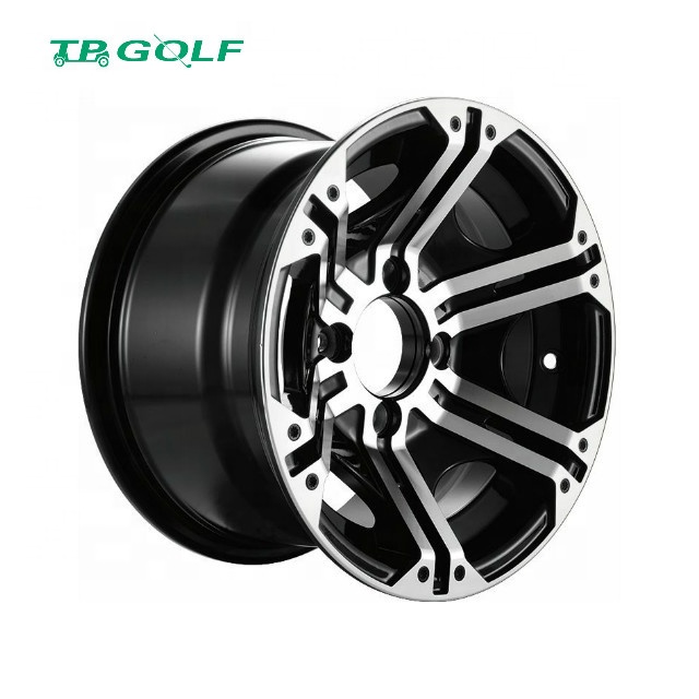 Тележка для гольфа, 12 дюймов Tempest SS Wheel/Rim and (215/35-12 или 215/40-12) DOT Tire Combo