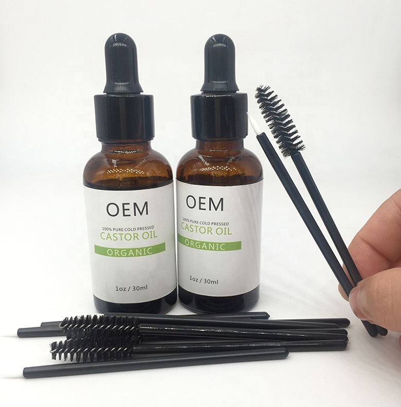 OEM natural 100% castor oil 30ml boby moisture face pure castor oil for hair with vitamin C castor oil hair