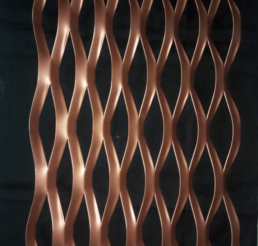 High quality Powder coating Expanded Mesh Aluminum or Stainless Steel Expand Metal Mesh Decorative Net for hot sale