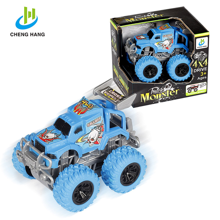 3 дюйма пластиковых игрушек RC Monster Truck инерции мини-автомобиль для детей