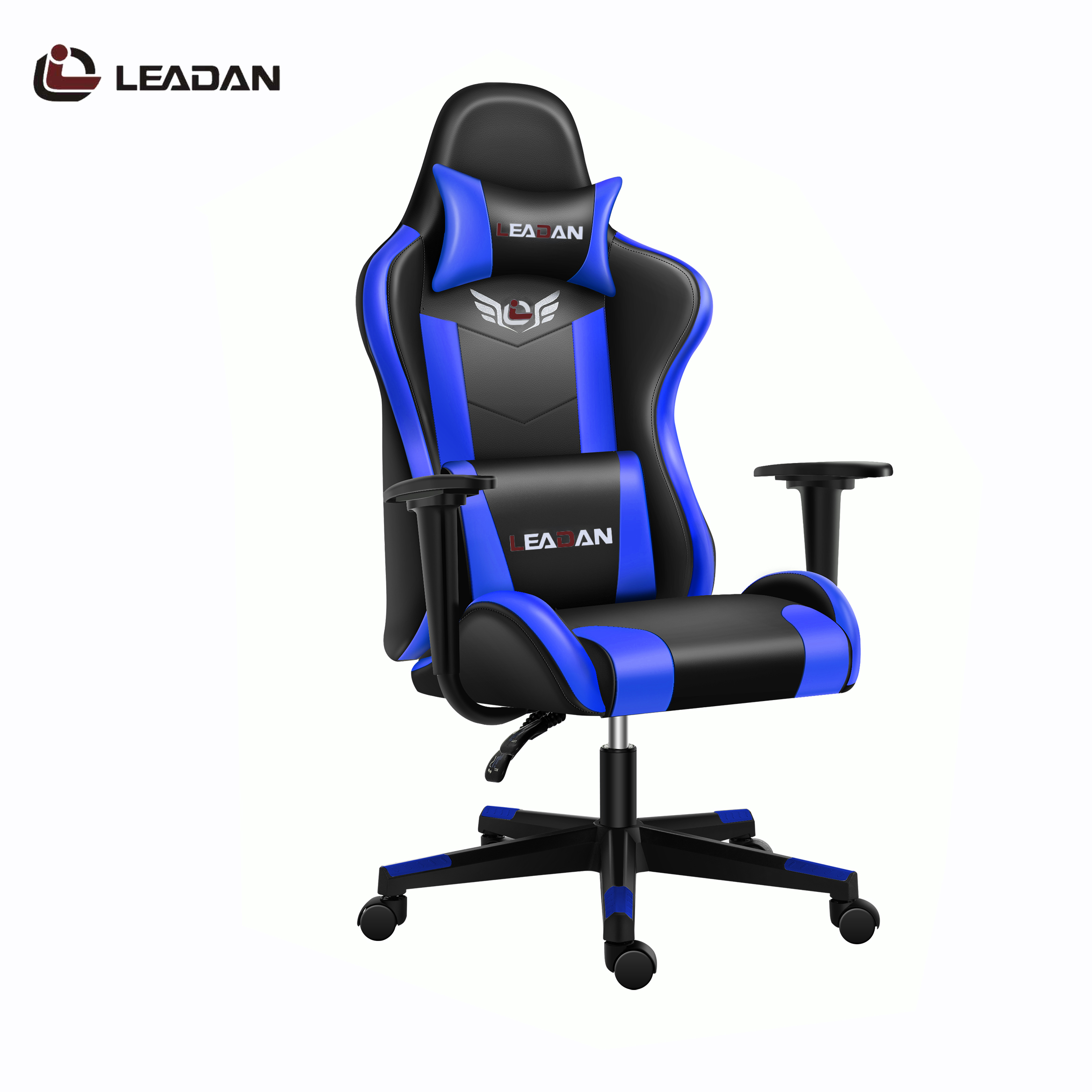 Недорогой игровой стул LEADAN rgb на заказ, белый игровой стул Скорпион с динамиками, подножка, массажный игровой стул, игровые детали для офиса le
