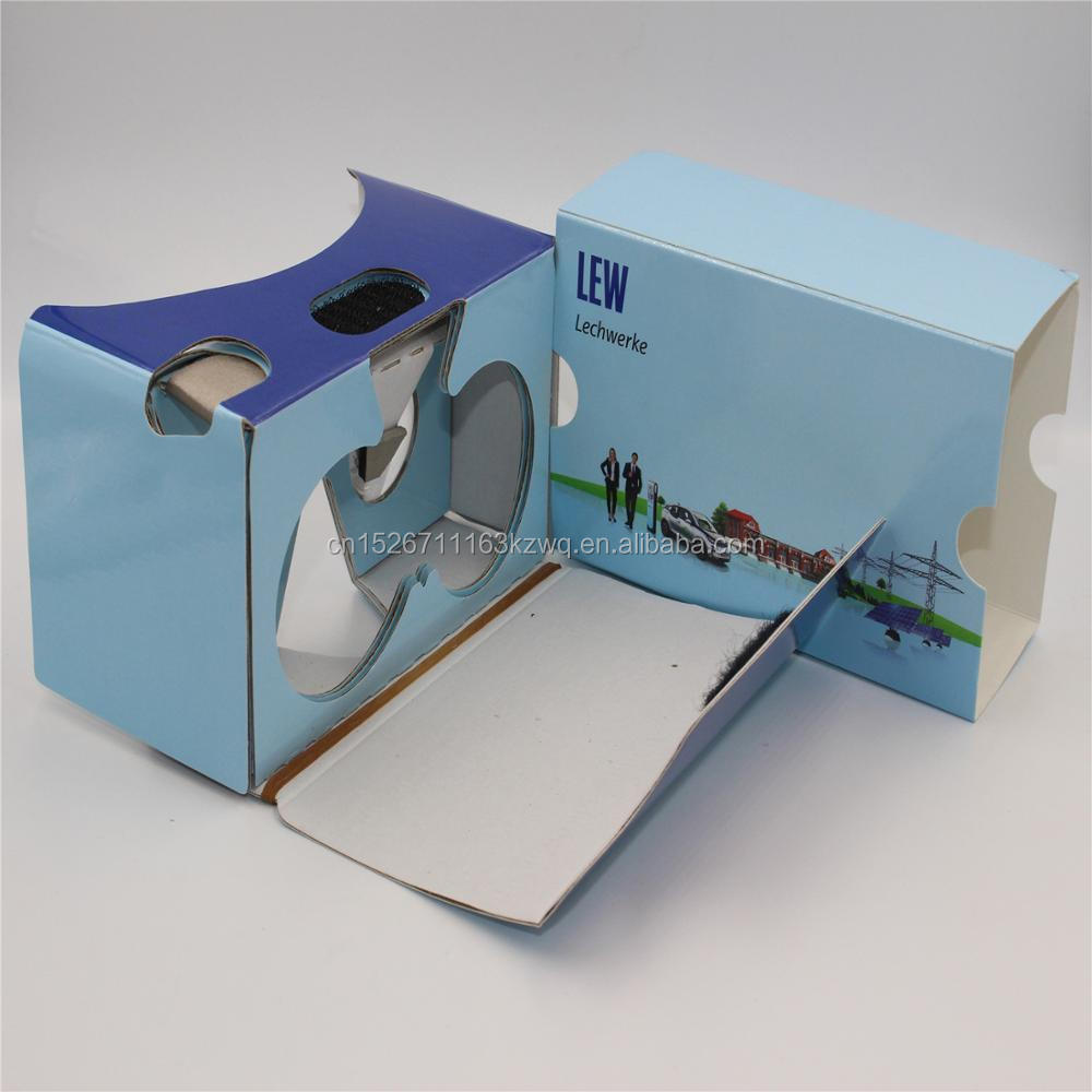 Фирменные картонные vr 3D очки google cardboard версия 2 VR очки для смартфона