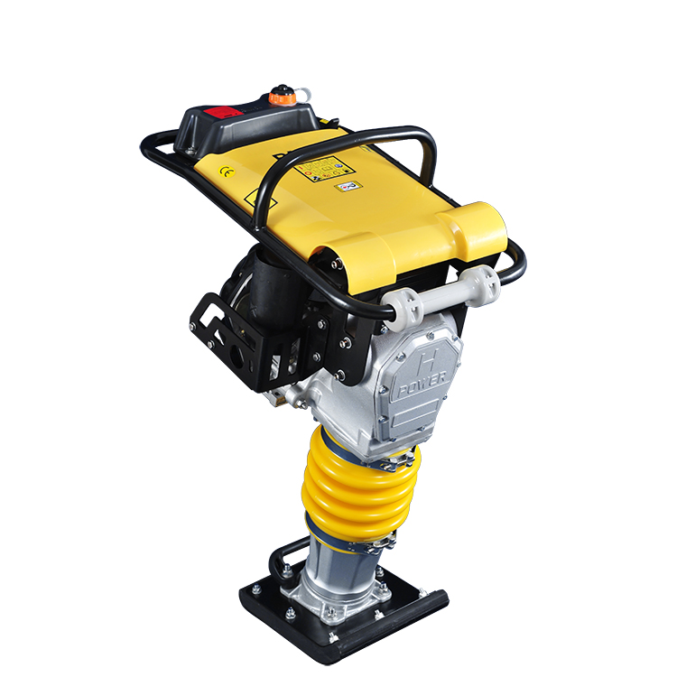 Бренд Bison (Китай) 4.0HP электростанция бензиновая вибротрамбовка трамбовка машина с защитная Боковая Рама