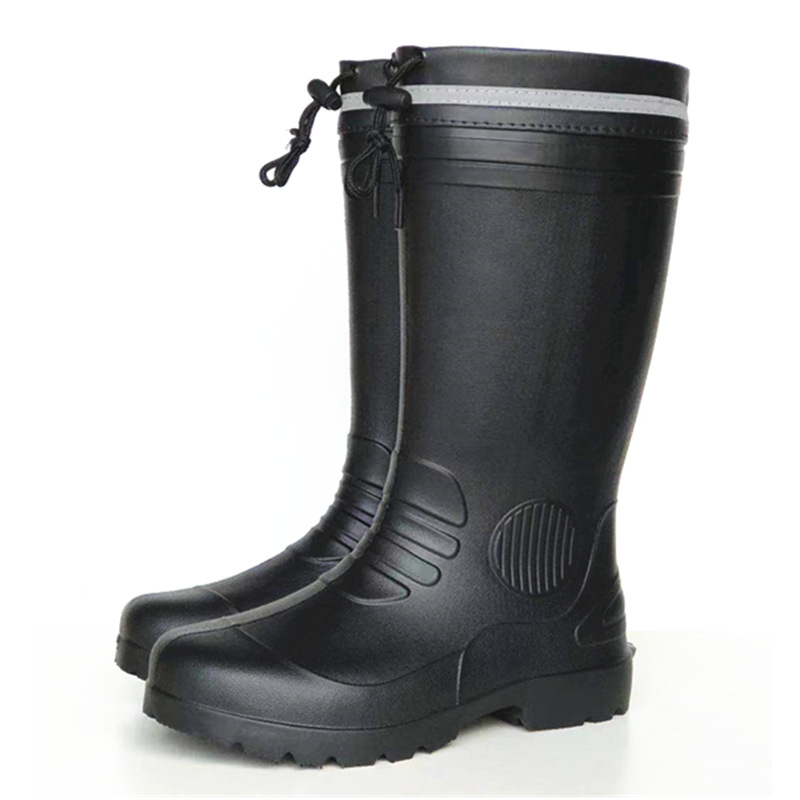 EVA Rain Boots Waterproof Foam Knee-high Rubber Shoes Removable Liner Draw String Fishing Hunting Ice Cold Storage Workers Boots
