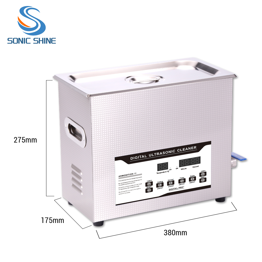 SN-30D 6.5L Small Digital Jewelry Mental Parts Hardware Cleaner Jewellery Cleaning Machine With Ultrasonic CE