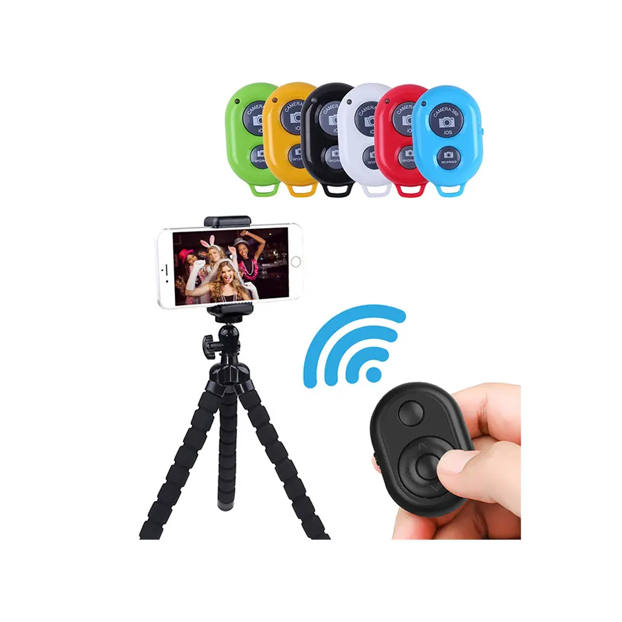 New Blue tooth Camera Remote Shutter for Smartphones selfie blue tooth remote shutter for iPhone/Android Cell Phone