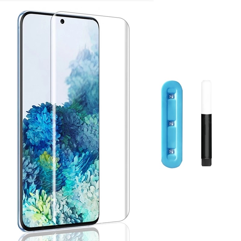 Закаленное УФ-стекло для Samsung Galaxy Note 20 Ultra S21 Plus S10 S9, Защита экрана для S20 Plus S10E S 9 8 10 Note 9 10, пленка